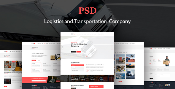 Go Fast-Transport & Logistics PSD Template