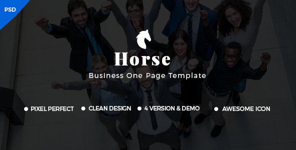 Horse - Business PSD Template