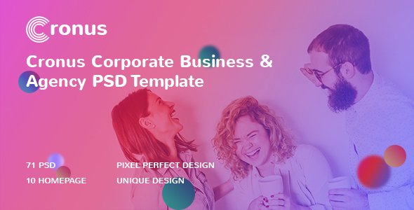CRONUS - Corporate Business and Agency PSD Template