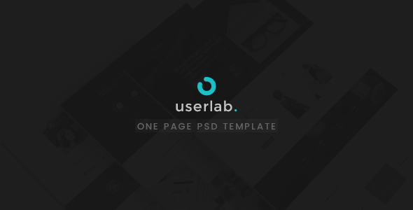 Userlab - Creative One Page PSD Template