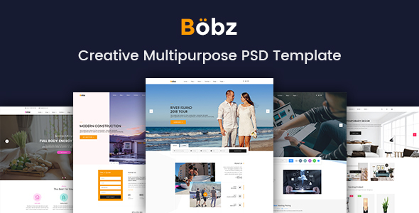Bobz - Creative Multipurpose PSD Template