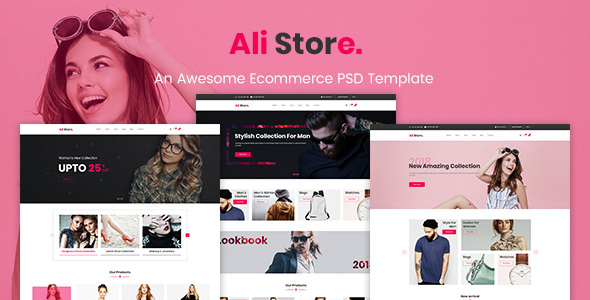 AliStore - Responsive eCommerce PSD Template