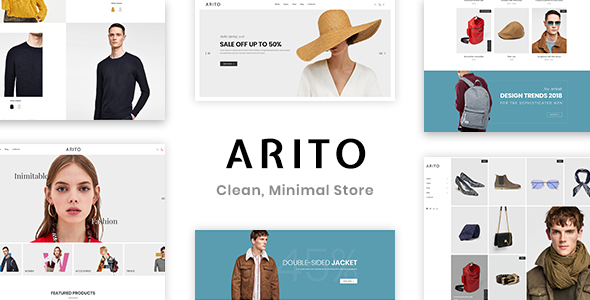 Arito - Clean, Minimal Store PSD Template