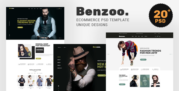 Benzoo - Ecommerce PSD Template