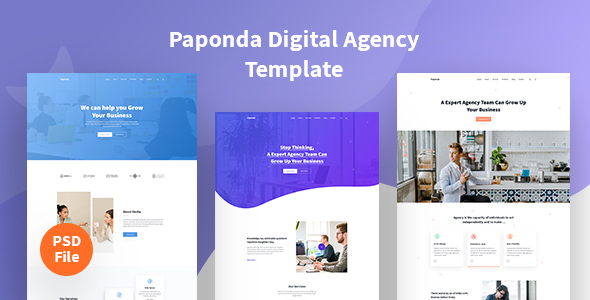 Paponda Digital Agency Page