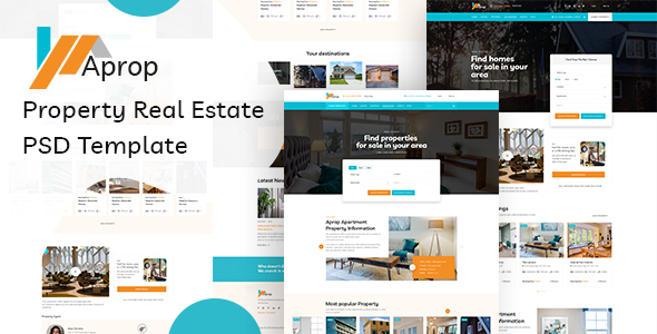Aprop - Property Listing  Real Estate PSD Template