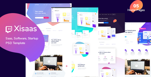 Xisaas - Landing Page for Saas, Software