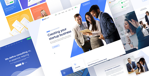 Unicorp - Startup and Finance Multipurpose PSD Template