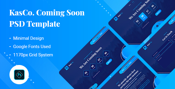 KasCo - Coming Soon PSD Template