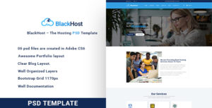 BlackHost – The Hosting PSD Template