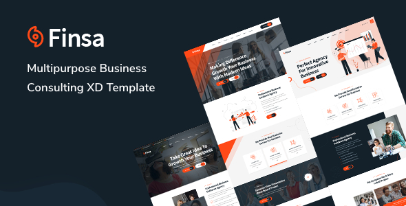 Finsa - Consultancy & Business XD Template