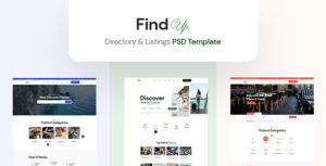 Findup - Directory & Listing PSD Template