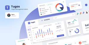 Tugas - Project Management Admin Dashboard Figma Template