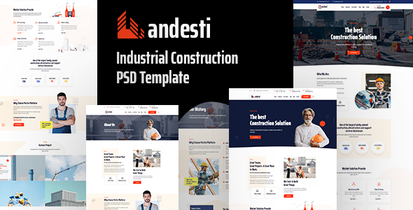 Andesti - Industrial  PSD Template