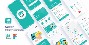 Cuva - Currier Delivery Figma Template