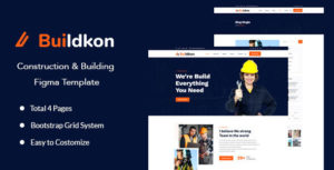 Buildkon - Construction & Building Figma Template