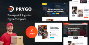 Prygo – Transport & Logistics Figma Template