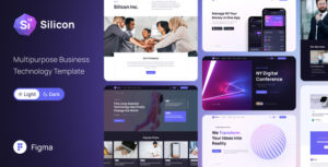 Silicon - Multipurpose Business / Technology Figma Template