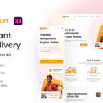 Food Delivery Template for Adobe XD - QuickEat